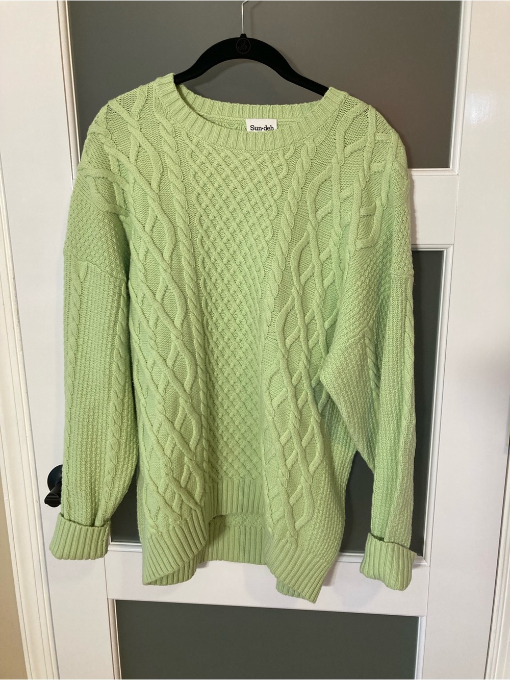 Aritzia Sunday Best Peggy Sweater - light green - small